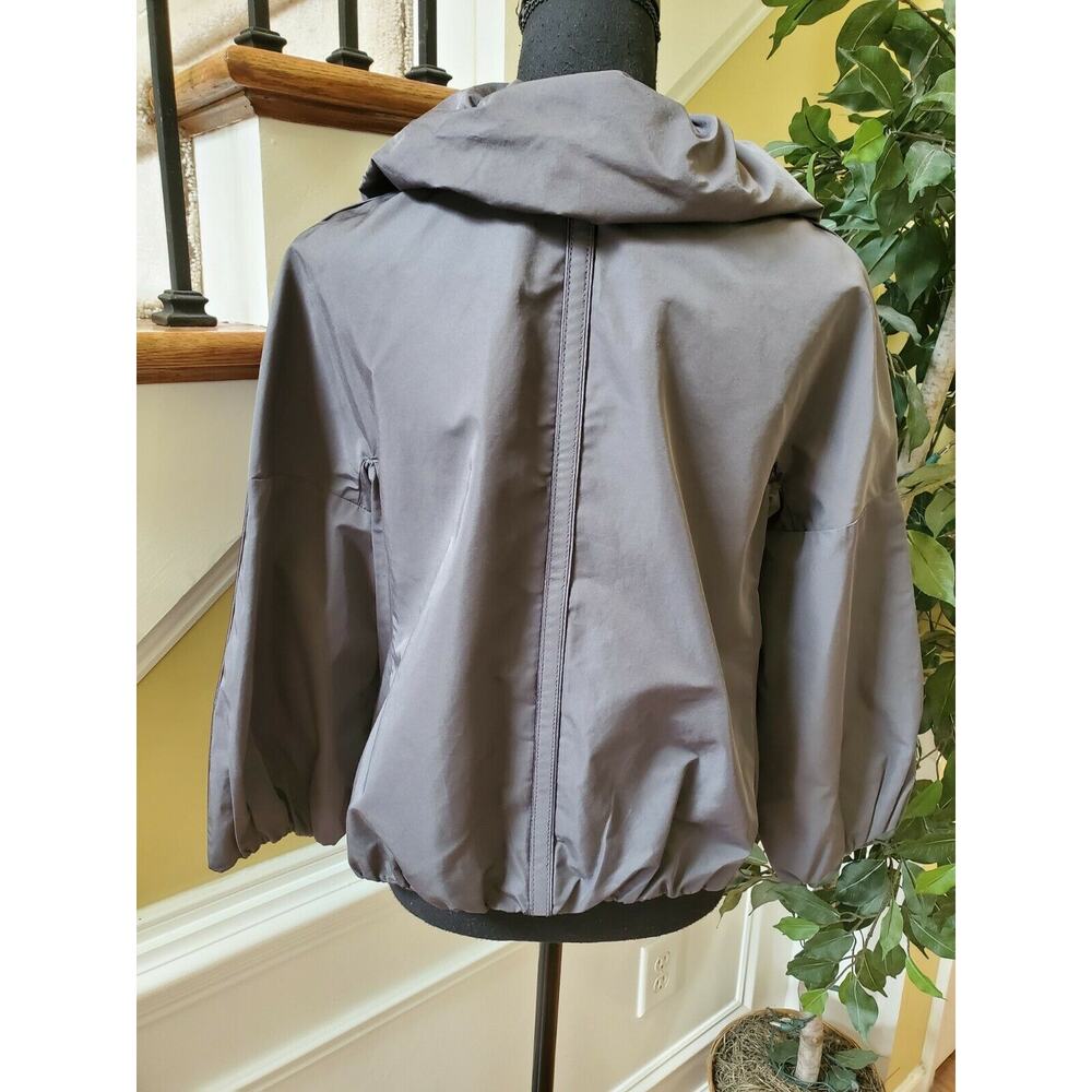 ANN TAYLOR Charcoal Full Zip Jacket Size M - Picture 6 of 10